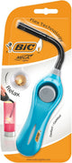 Bic Multifunktionsfeuerzeug Megalighter Flex U140 für Grill und Kerzen – mit flexiblem Hals – verschiedene Farben – 1 Stück