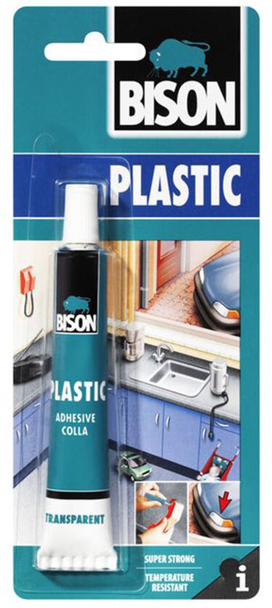 Bison transparenter Kunststoffkleber – 25 ml
