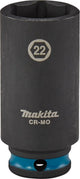 Imp-Makita-Schlagschrauber-Stecknuss Act schwarz, 3 8 22 mm lang – E-16396