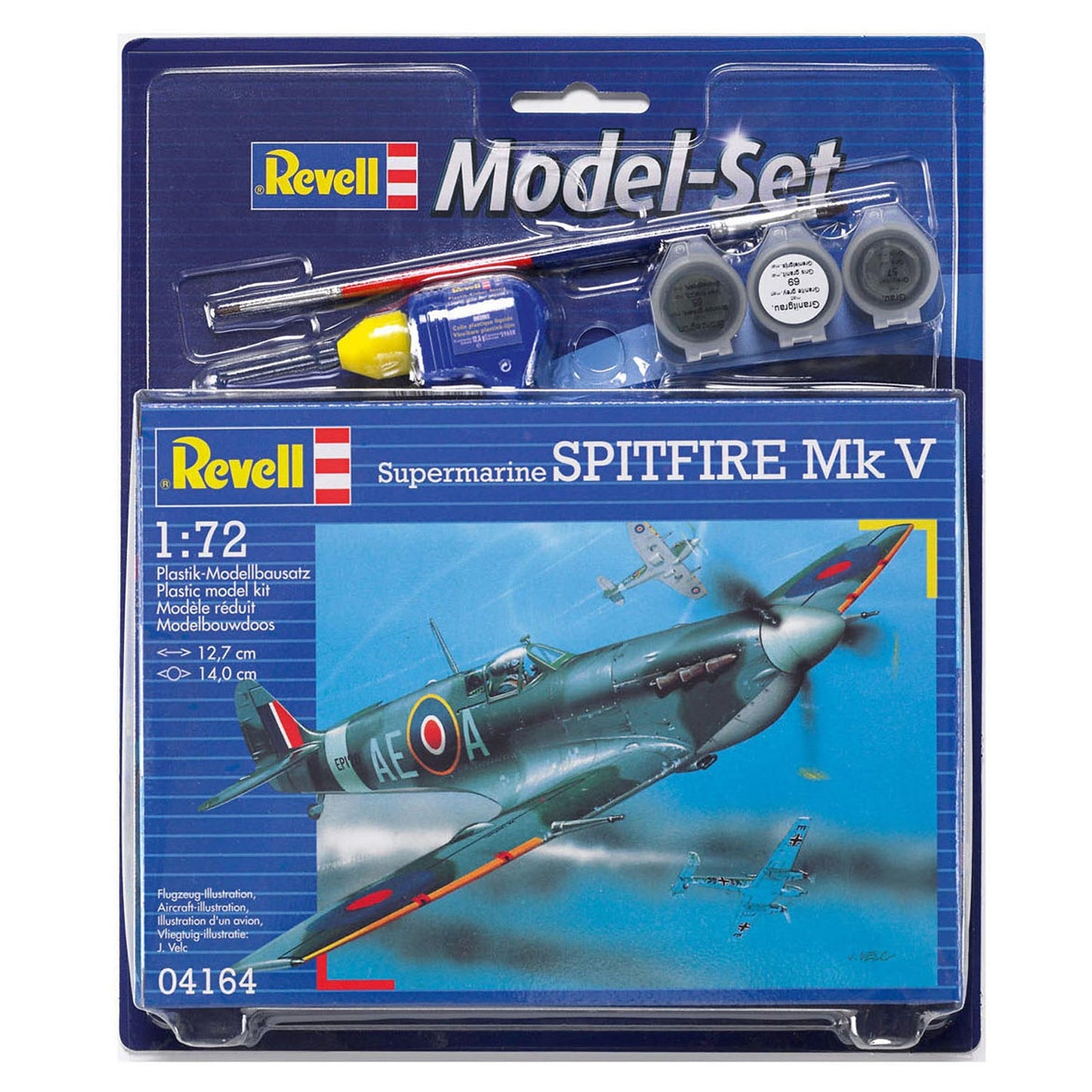 Revell Model Set Spitfire Mk V.