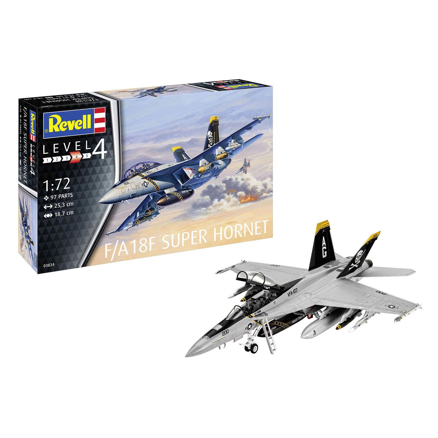 Revell F A-18F Super Hornet Modellgebäude