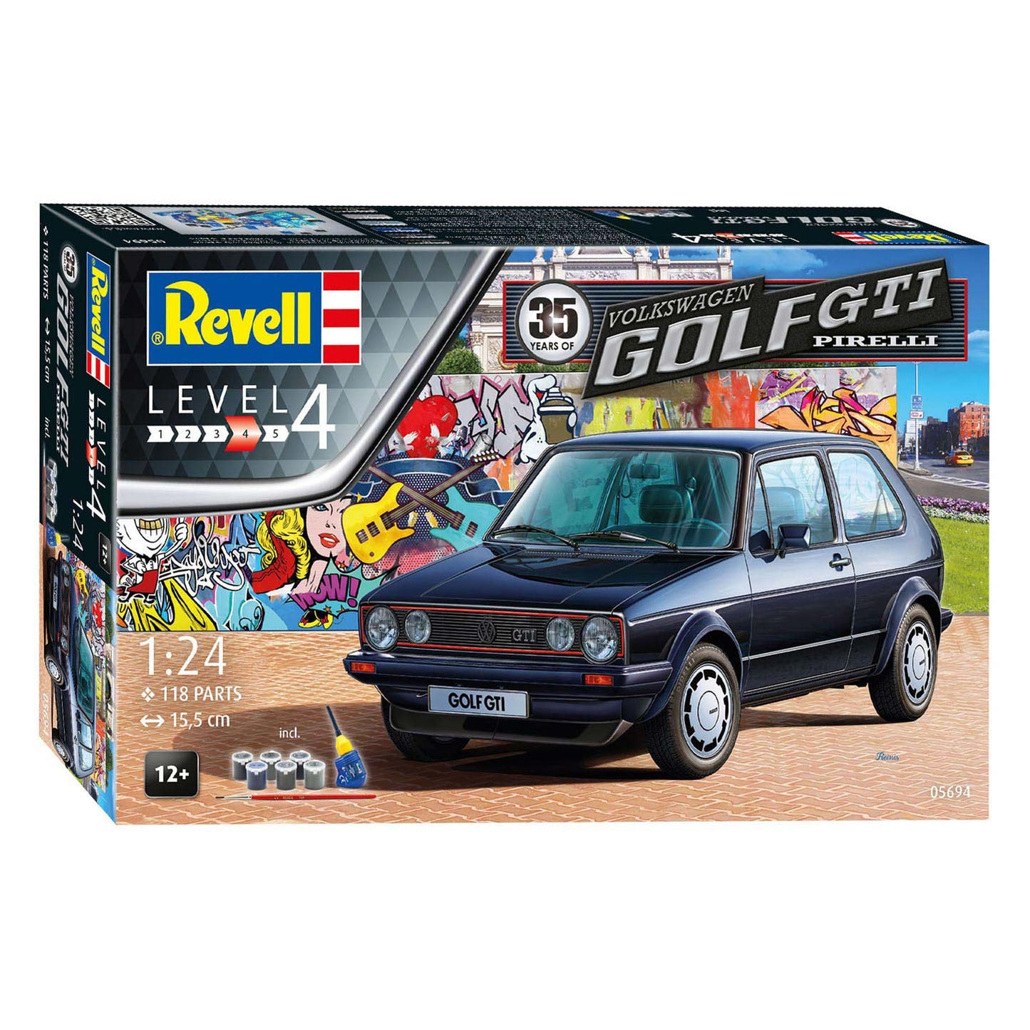 Revell Geschenkset Volkswagen Golf GTI Model Construction