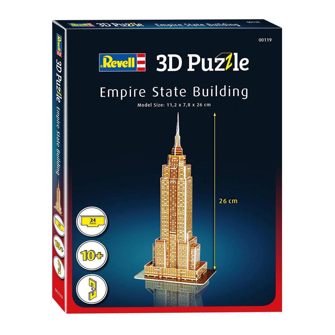 Revell 3D -Puzzle -Kitings -Paket - Empire State Building