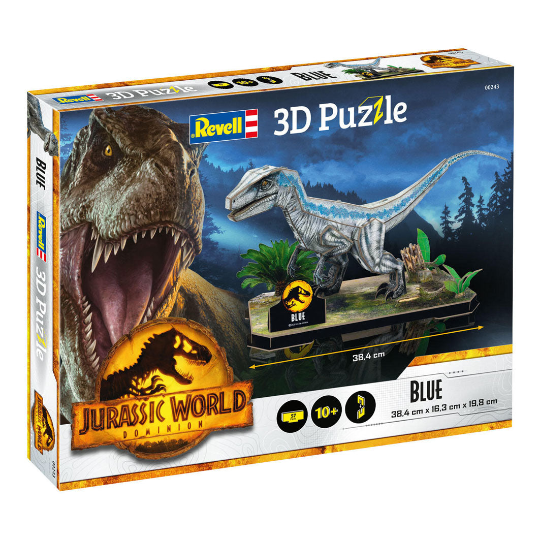 Revell 3D Puzzle Kitings -Paket - Jurassic World Dominion Blau