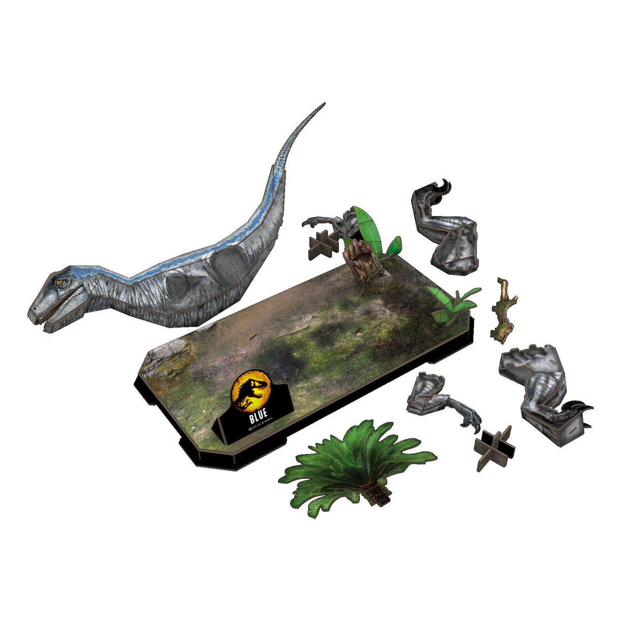 Revell 3D Puzzle Kitings -Paket - Jurassic World Dominion Blau