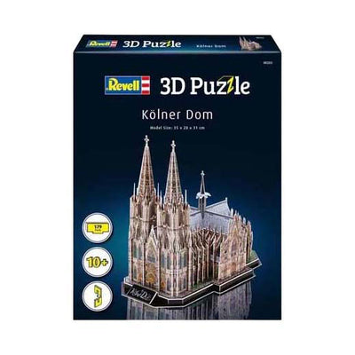 Revell 3D-Puzzle-Bausatz Kölner Dom - 179 Teile.