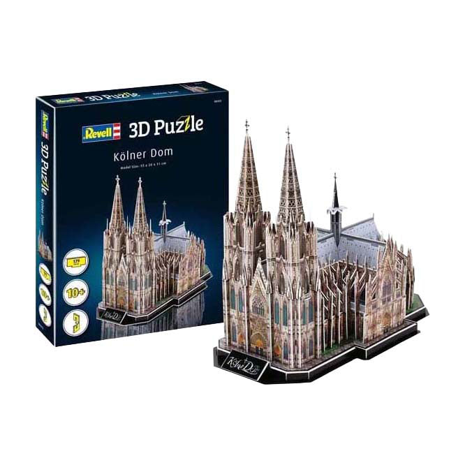 Revell 3D-Puzzle-Bausatz Kölner Dom - 179 Teile.