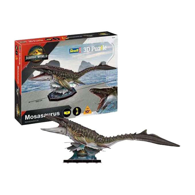 Revell 3D-Puzzle-Bausatz Jurassic World - Mosasaurus - 83 Teile.