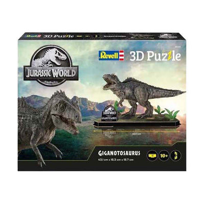 Revell 3D-Puzzle-Bausatz Jurassic World - Giganotosaurus - 60 Teile.