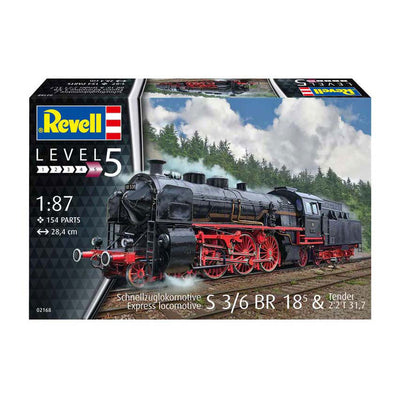 Revell Modellbausatz - Schnellzuglokomotive 1:87 - 154-tlg.