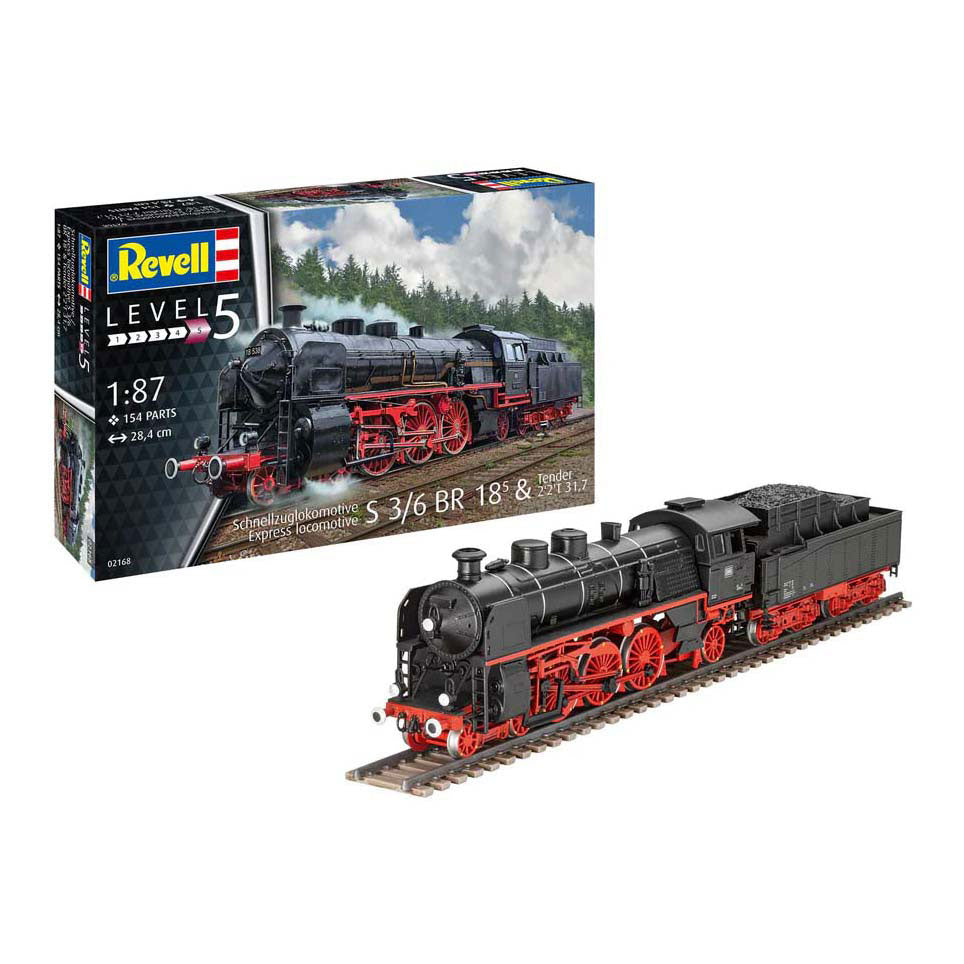 Revell Modellbausatz - Schnellzuglokomotive 1:87 - 154-tlg.