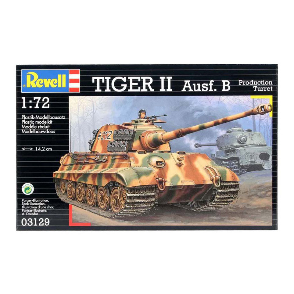 Revell Modellbausatz - Tiger II ausf. b 1:72 - 144 Stk.