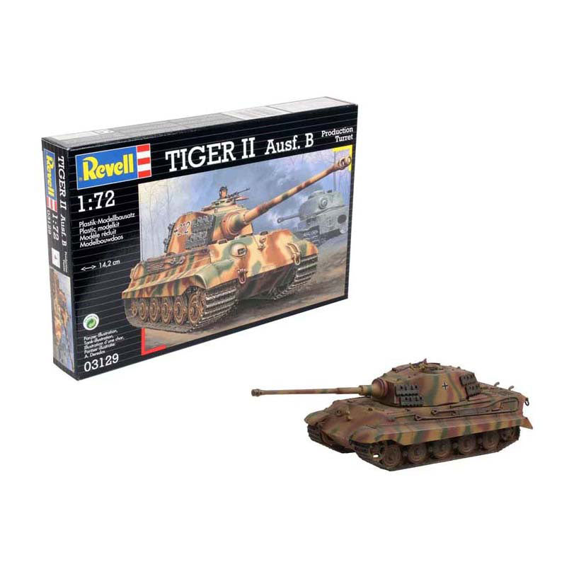 Revell Modellbausatz - Tiger II ausf. b 1:72 - 144 Stk.