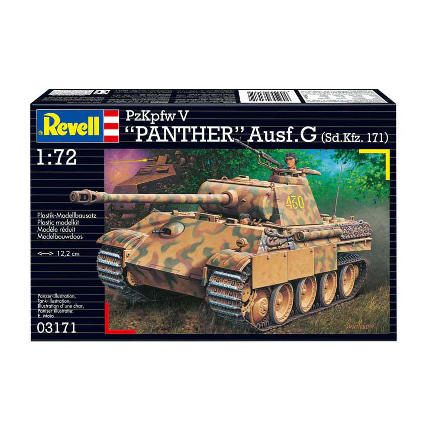 Revell Modellbausatz - Panther ausf.g 1:72 - 124-tlg.