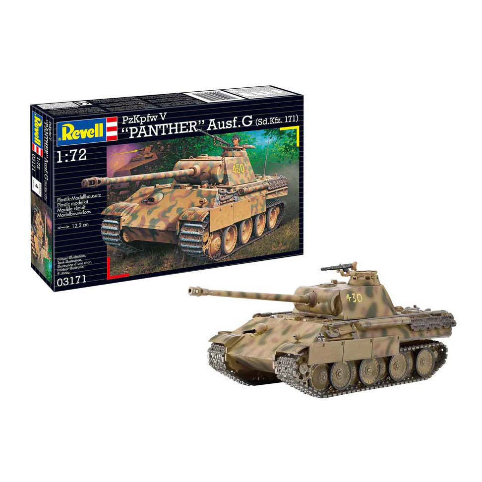 Revell Modellbausatz - Panther ausf.g 1:72 - 124-tlg.