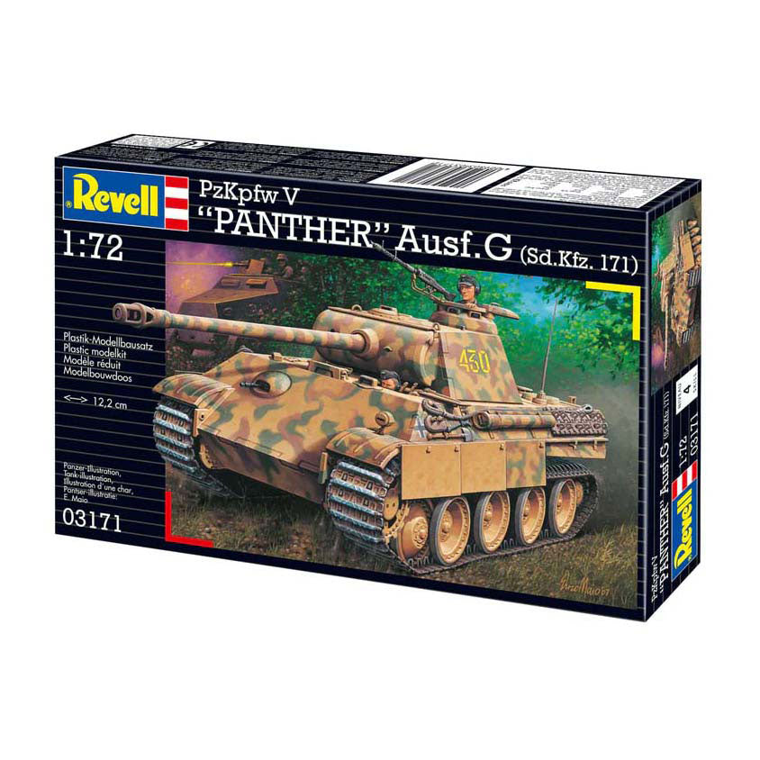 Revell Modellbausatz - Panther ausf.g 1:72 - 124-tlg.
