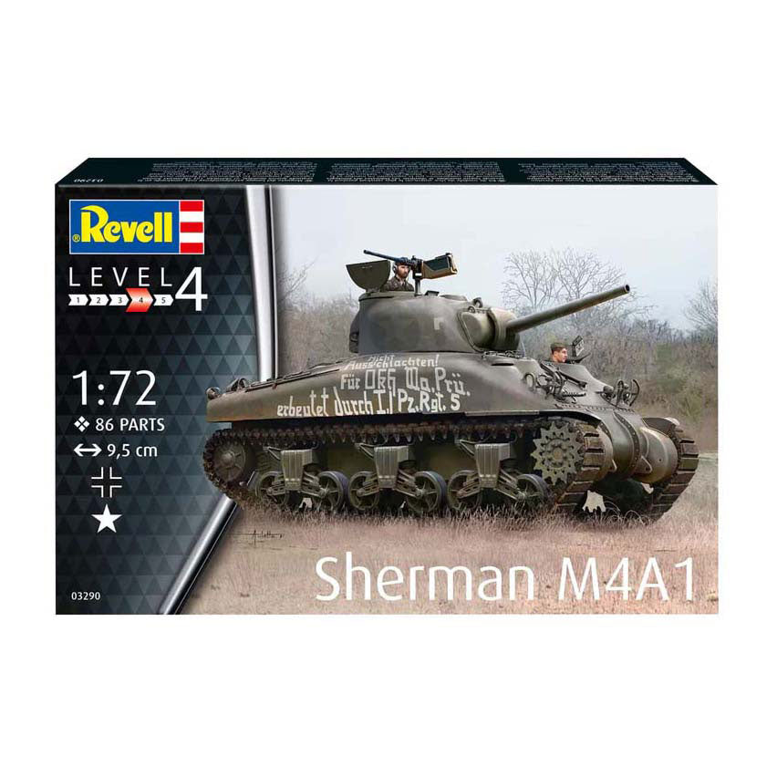 Revell Modellbausatz - Sherman M4A1 1:72 - 86-tlg.