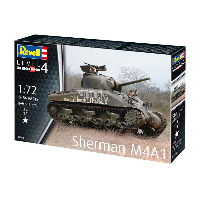 Revell Modellbausatz - Sherman M4A1 1:72 - 86-tlg.