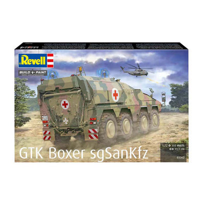 Revell Modellbausatz – GTK Boxer SGSANKFZ 1:72 – 111 Teile.