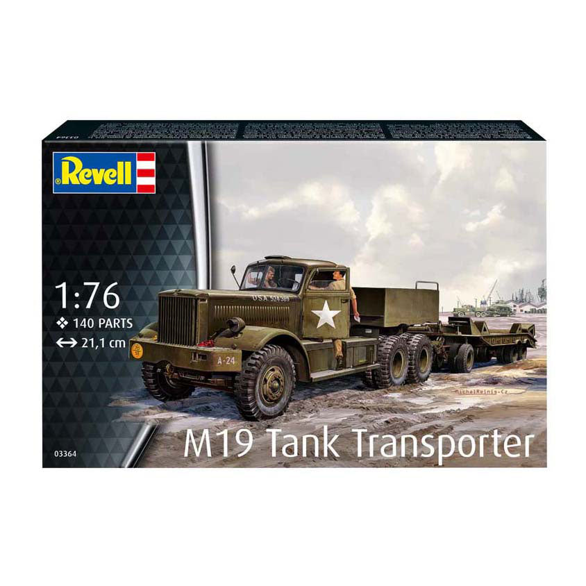 Revell Modellbausatz - Panzertransporter M19 1:76 - 140-tlg.