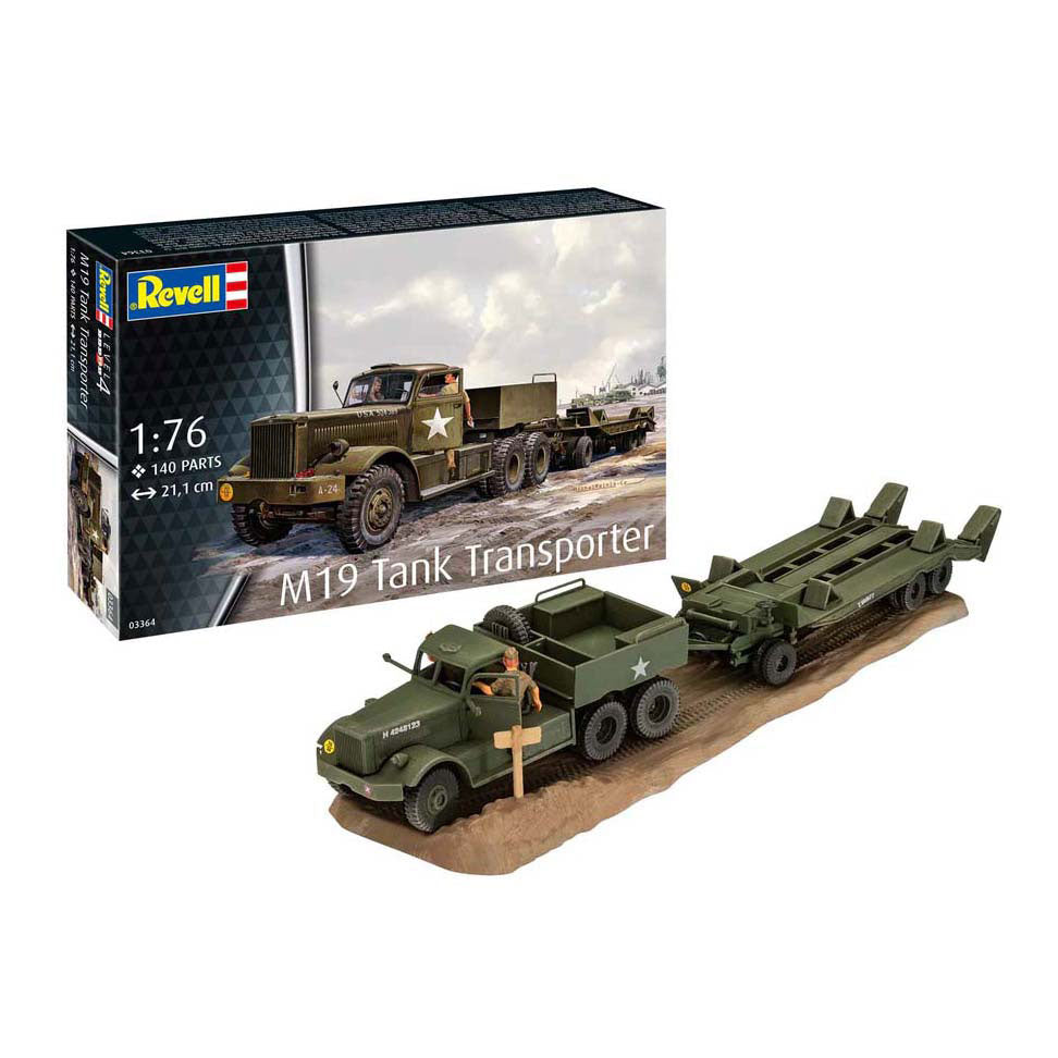 Revell Modellbausatz - Panzertransporter M19 1:76 - 140-tlg.
