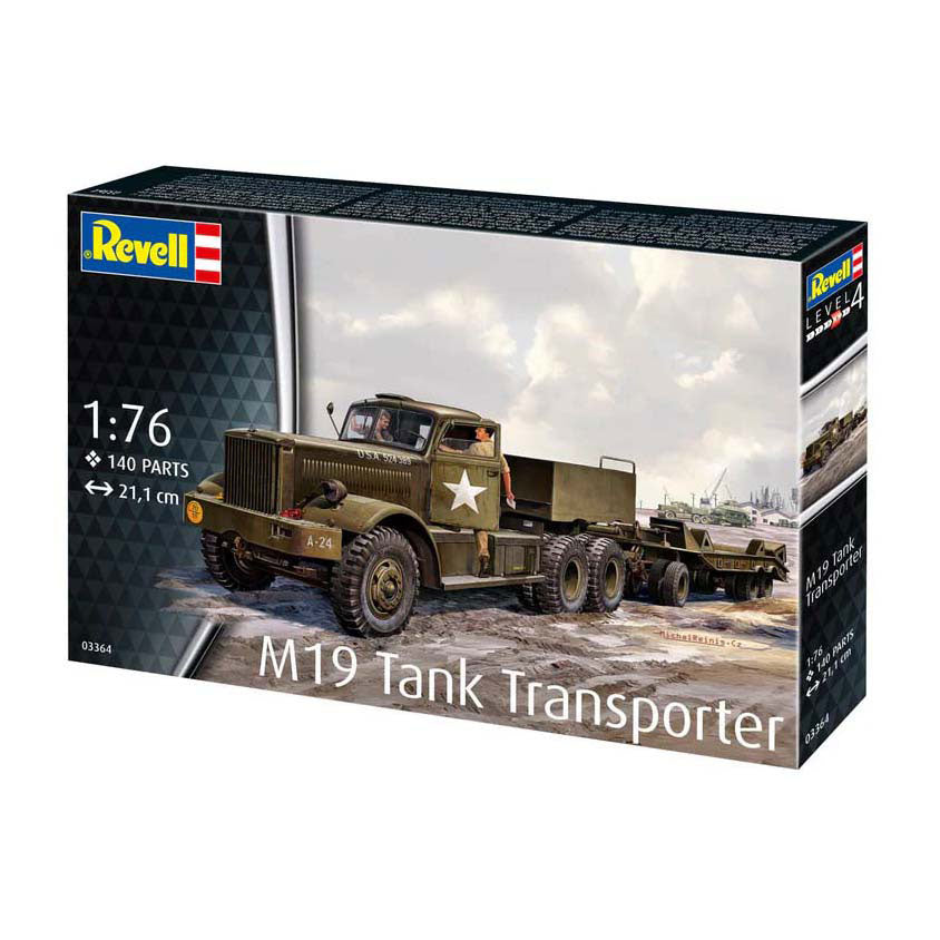Revell Modellbausatz - Panzertransporter M19 1:76 - 140-tlg.