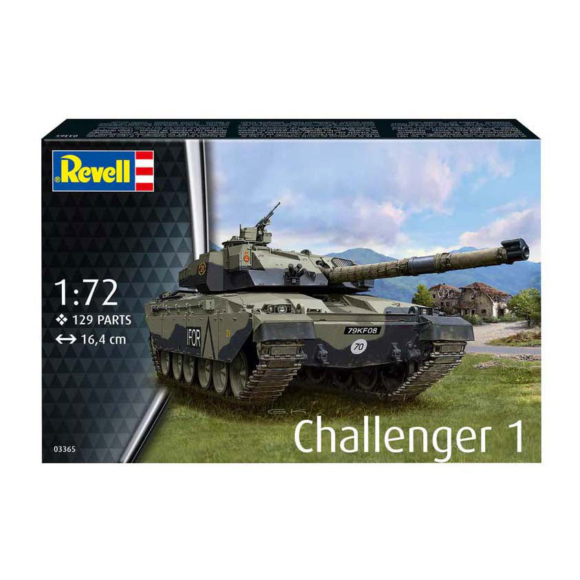 Revell Modellbausatz - Challenger 1 1:72 - 129-tlg.