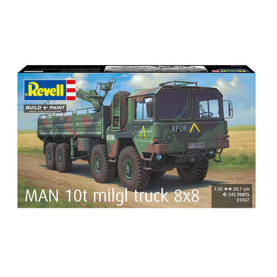 Revell Modellbausatz - Mann 10t Milgl Truck 8x8 1:35 - 245tlg.