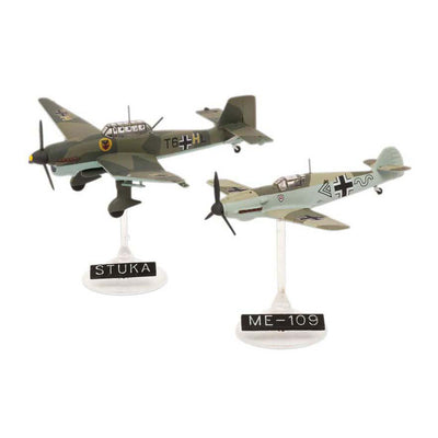 Revell Modellbausatz - Messerschmitt bf109e Junkers Ju87b 1:144 - 39-tlg.