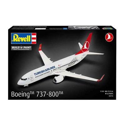 Revell Modellbausatz - Boeing 737-800 Turkish Airlines 1:144 - 63-tlg.