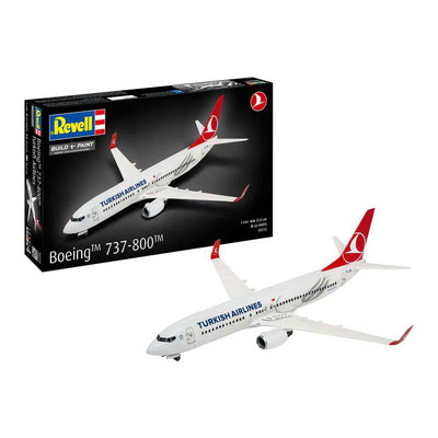Revell Modellbausatz - Boeing 737-800 Turkish Airlines 1:144 - 63-tlg.