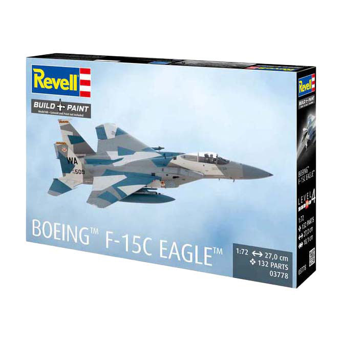 Revell Modellbausatz - Boeing F-15C Eagle 1:72 - 200-tlg.