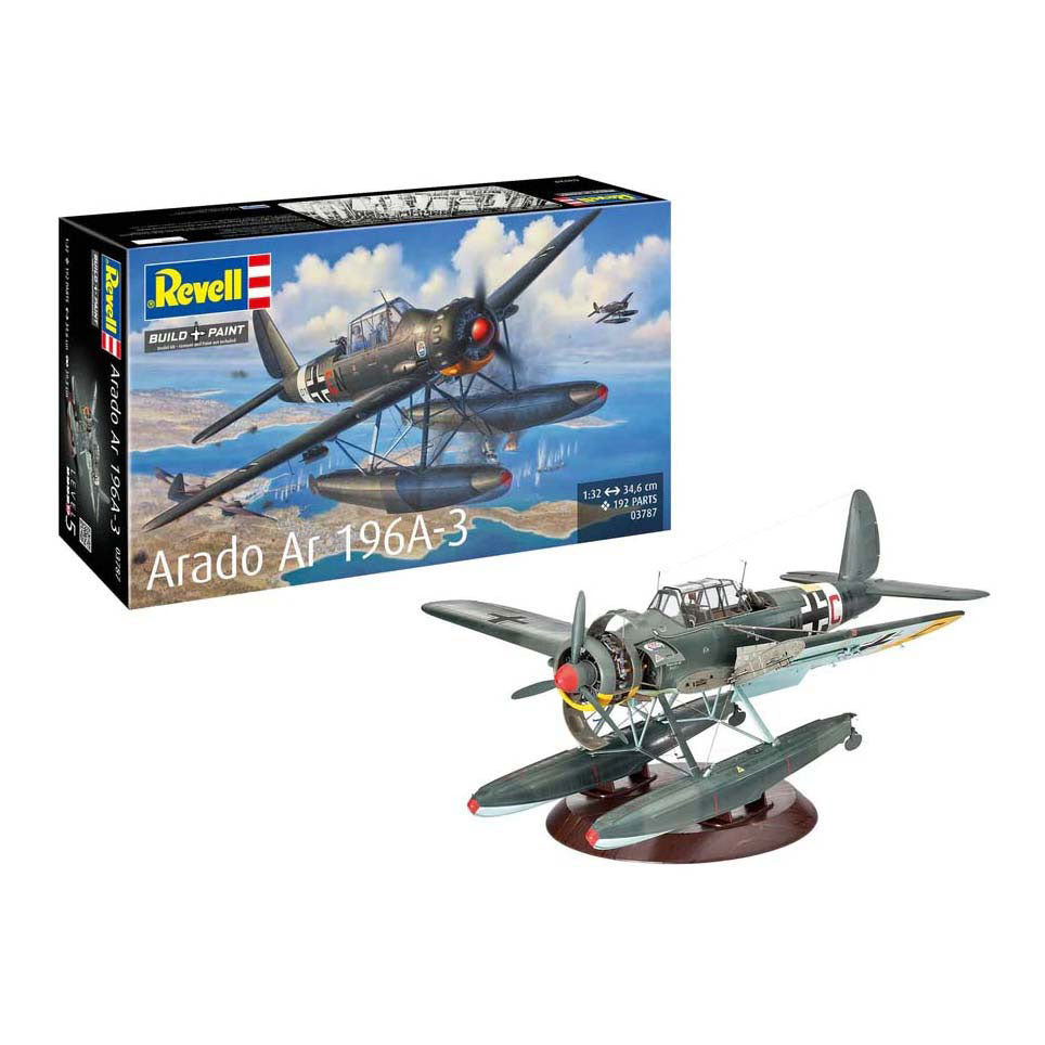 Revell Modellbausatz - Wasserflugzeug Arado AR196A-3 1:32 - 192-tlg.