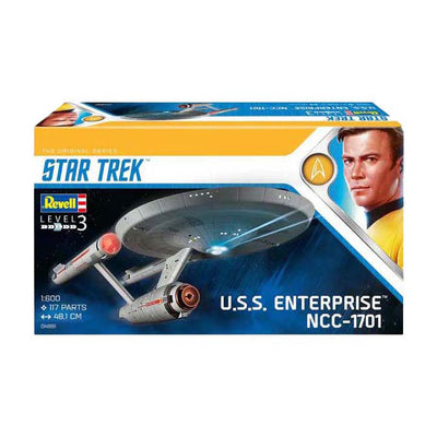 Revell-Modellbausatz – U.S.S. Enterprise NCC-1701 1:600 ​​– 117 Stück.