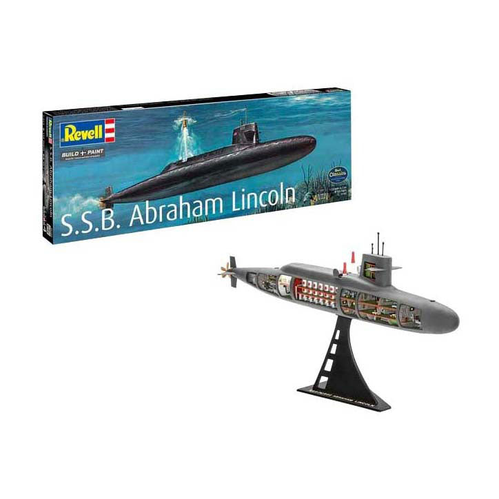 Revell Modellbausatz - s.s.b. Abraham Lincoln 1:253 - 158 Stück.