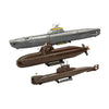 Revell-Modellbausatz - 70 Jahre Bundeswehr-Wilhelm Bauer, Typ 206a, Klasse 2 1:144 - 154-tlg.