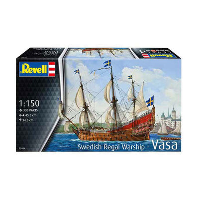 Revell Modellbausatz - Schwedisches Königsschiff Vasa 1:150 - 330 Teile.