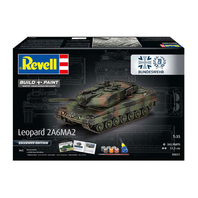 Revell Modellbausatz - 70 Jahre Bundeswehr: Leopard 2 A6A2 1:35 - 265-tlg.