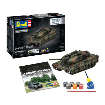 Revell Modellbausatz - 70 Jahre Bundeswehr: Leopard 2 A6A2 1:35 - 265-tlg.