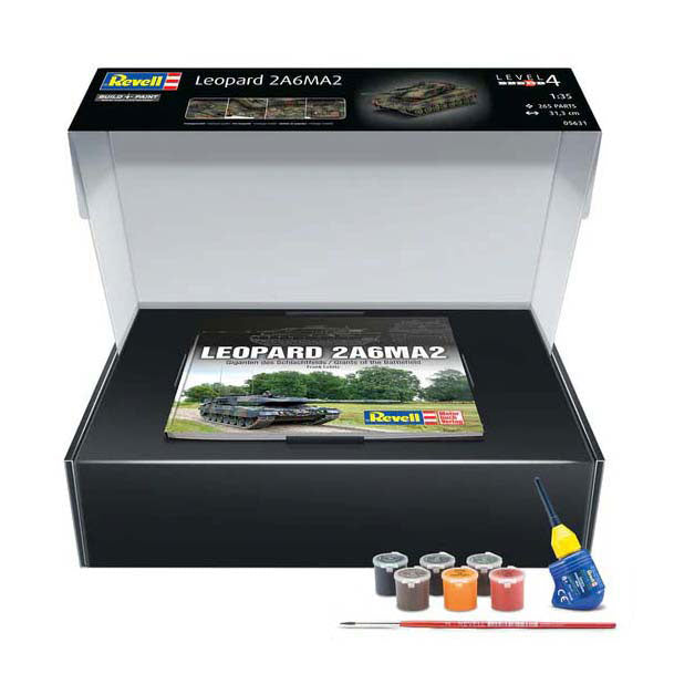Revell Modellbausatz - 70 Jahre Bundeswehr: Leopard 2 A6A2 1:35 - 265-tlg.