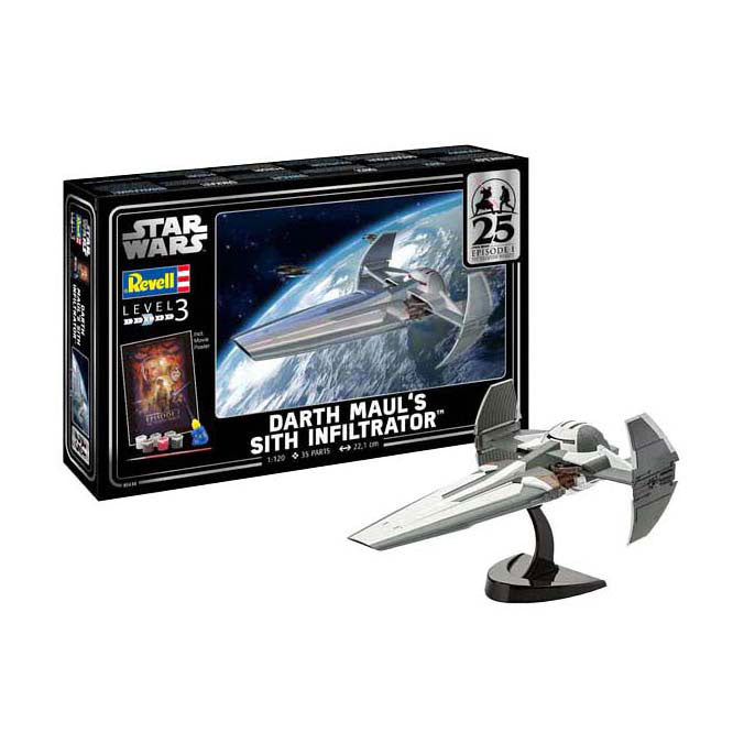 Revell Modellbausatz Star Wars – Darth Mauls Sith Infiltrator 1:120 – 35-tlg.