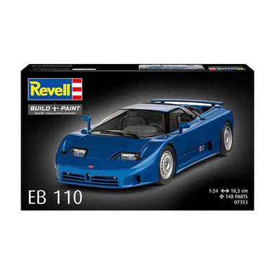 Revell Modellbausatz – Bugatti eb110 1:24 – 148 Stück.