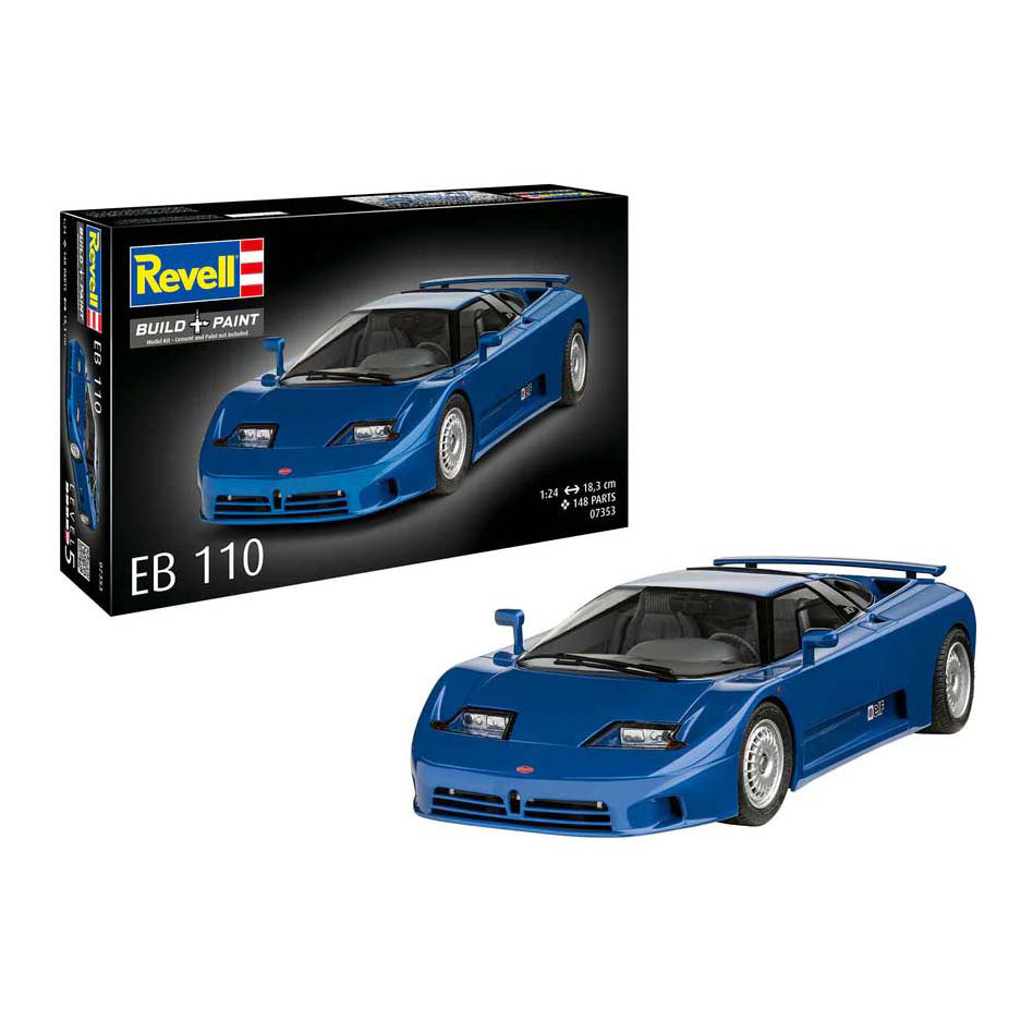 Revell Modellbausatz – Bugatti eb110 1:24 – 148 Stück.