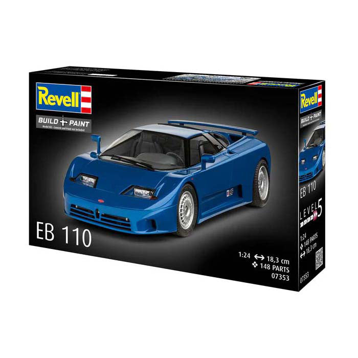 Revell Modellbausatz – Bugatti eb110 1:24 – 148 Stück.