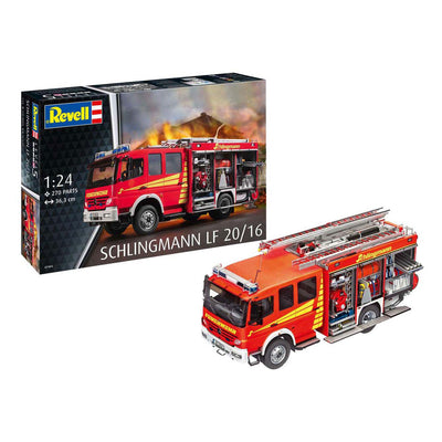 Revell Modellbausatz - Schlingmann LF 20 16 1:24 - 270 Teile.