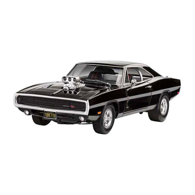 Revell Modellbausatz Fast Furious – Dominics 1970 Dodge Charger 1:25 – 117 Teile.