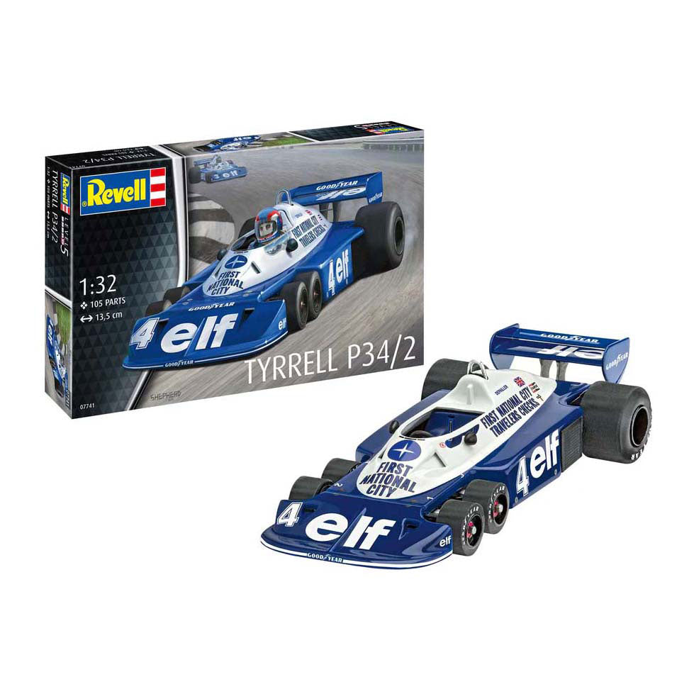 Revell Modellbausatz - Tyrrel P34 2 1:32 - 105-tlg.