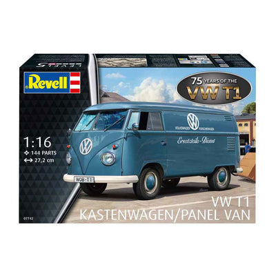 Revell Modellbausatz - VW T1 Kastenwagen - 75 Jahre VW T1 1:16 - 144-tlg.
