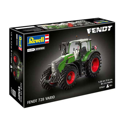 Revell Modellbausatz Fendt 728 Vario Traktor 1:20 - 212 Teile.