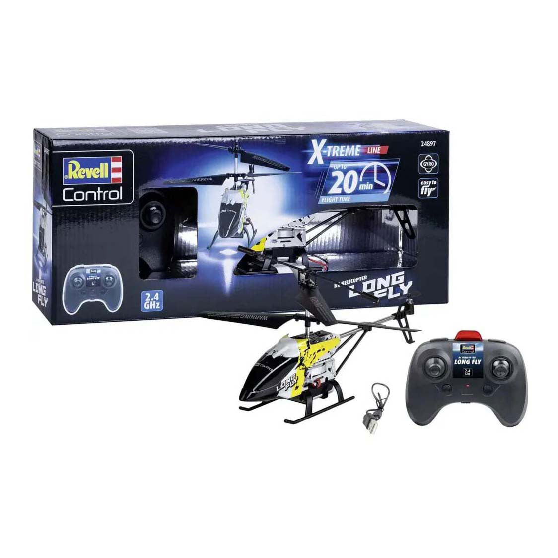 Revell RC 2,4 GHz X-Treme-Helikopter – langer Flug